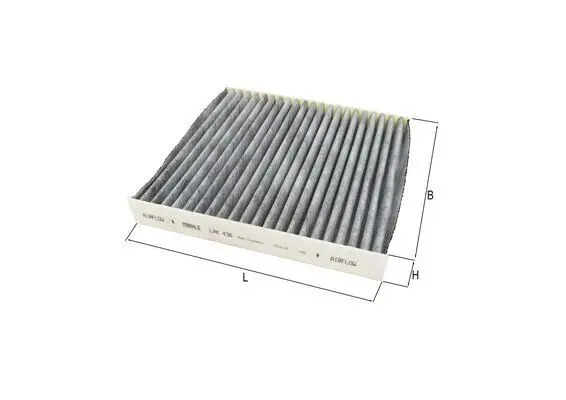 Filtrs, Salona telpas gaiss MAHLE LAK436
