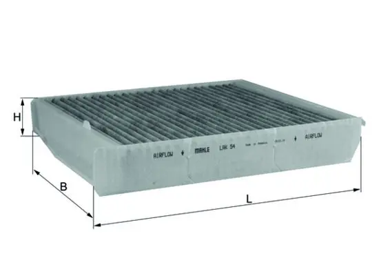 Filtrs, Salona telpas gaiss MAHLE LAK54