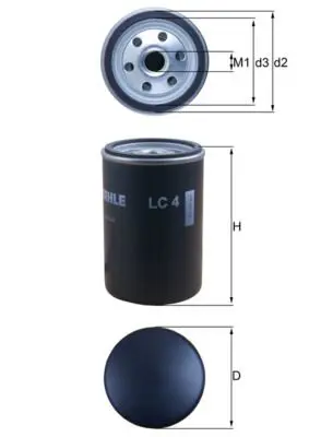 Gaisa filtrs MAHLE LC4