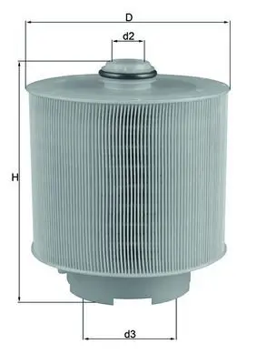Gaisa filtrs MAHLE LX10062D