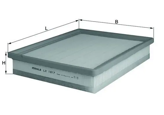 Gaisa filtrs MAHLE LX1817