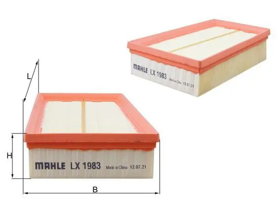 Gaisa filtrs MAHLE LX1983