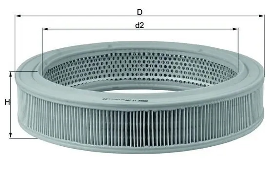 Gaisa filtrs MAHLE LX208