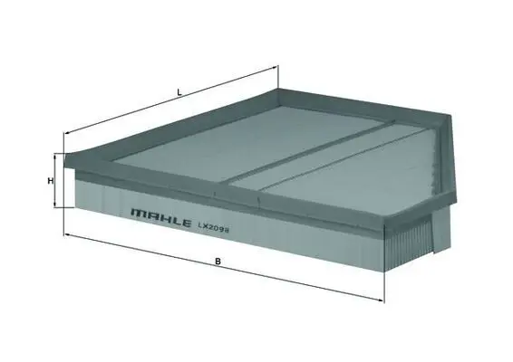 Gaisa filtrs MAHLE LX2098