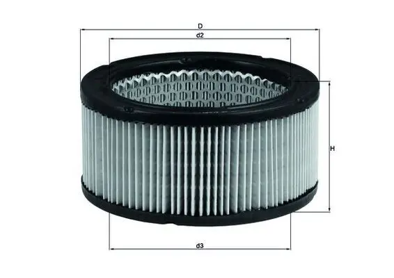 Gaisa filtrs MAHLE LX213