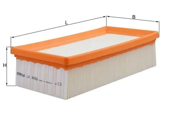 Gaisa filtrs MAHLE LX3456