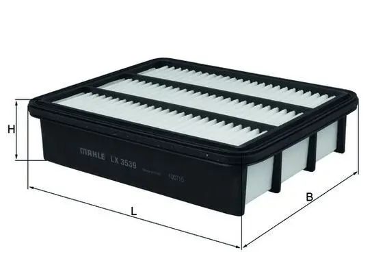 Gaisa filtrs MAHLE LX3539