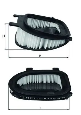 Gaisa filtrs MAHLE LX3541