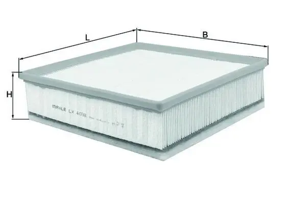 Gaisa filtrs MAHLE LX4038