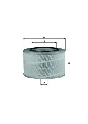 Gaisa filtrs MAHLE LX507
