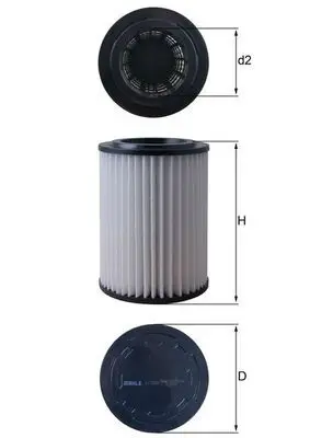 Gaisa filtrs MAHLE LX5363