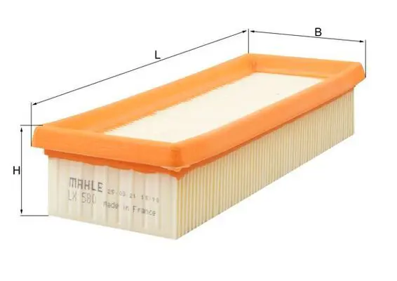 Gaisa filtrs MAHLE LX580