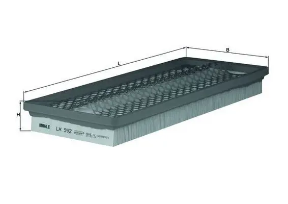 Gaisa filtrs MAHLE LX592