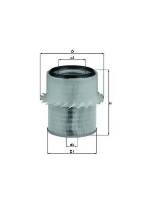 Gaisa filtrs MAHLE LX673