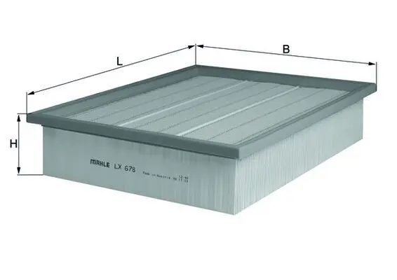 Gaisa filtrs MAHLE LX678