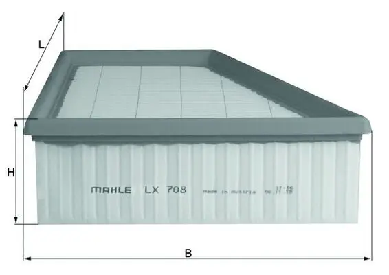 Gaisa filtrs MAHLE LX708