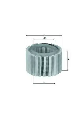 Gaisa filtrs MAHLE LX718