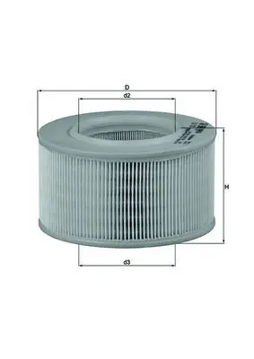 Gaisa filtrs MAHLE LX720