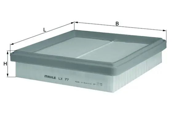 Gaisa filtrs MAHLE LX77