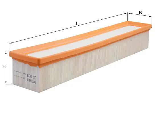 Gaisa filtrs MAHLE LX939
