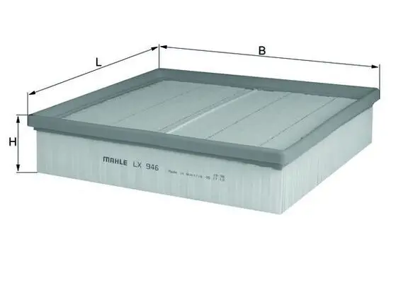 Gaisa filtrs MAHLE LX946