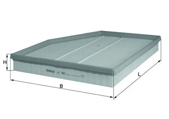Gaisa filtrs MAHLE LX982