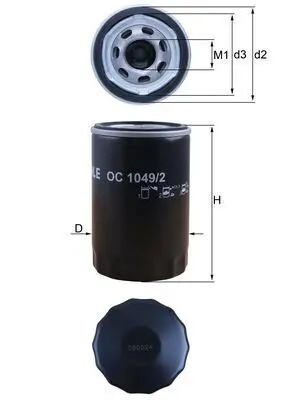 Oil Filter MAHLE OC10492