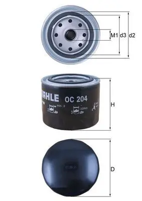 Hidrofiltrs, Automātiskā pārnesumkārba MAHLE OC204