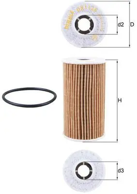 Eļļas filtrs MAHLE OX1138D