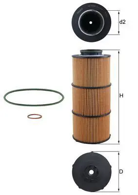Oil Filter MAHLE OX1389D