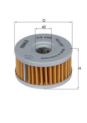 Eļļas filtrs MAHLE OX408