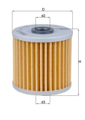 Eļļas filtrs MAHLE OX796