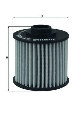 Eļļas filtrs MAHLE OX803