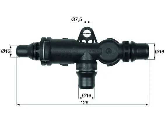 Termostats, Eļļas dzesēšana MAHLE TO482