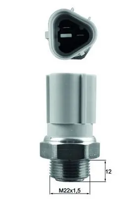 Termoslēdzis, Radiatora ventilators MAHLE TSW57
