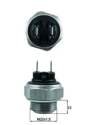 Termoslēdzis, Radiatora ventilators MAHLE TSW59