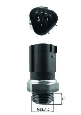 Termoslēdzis, Radiatora ventilators MAHLE TSW62