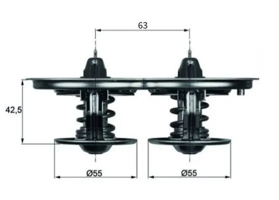 Termostats, Dzesēšanas šķidrums MAHLE TX3280D