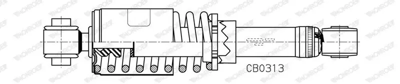 Shock Absorber, driver cab suspension MONROE