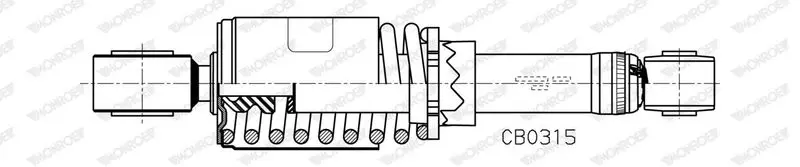 Shock Absorber, driver cab suspension MONROE