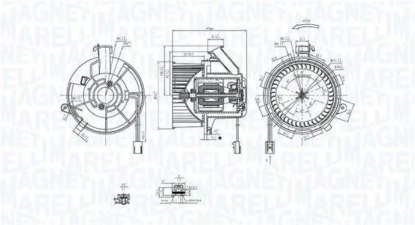 Salona ventilators Magneti Marelli 069412290010