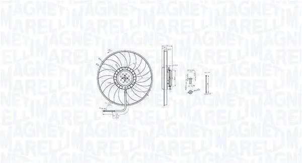 Ventilators, Motora dzesēšanas sistēma Magneti Marelli