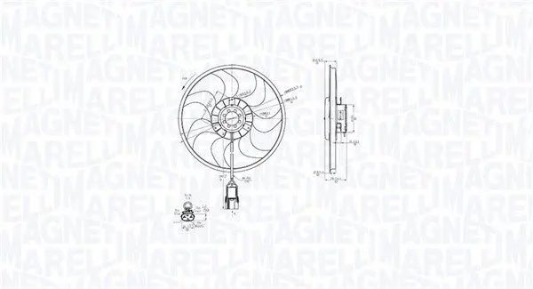 Ventilators, Motora dzesēšanas sistēma Magneti Marelli