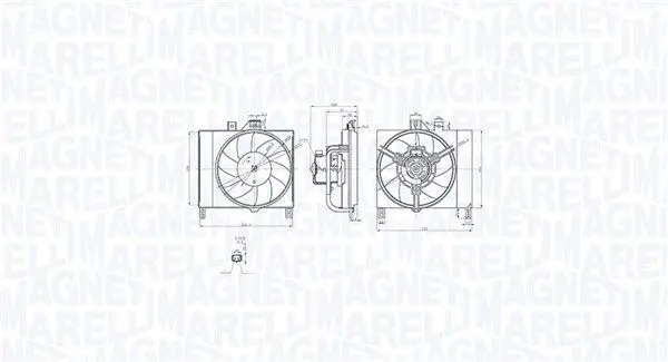 Ventilators, Motora dzesēšanas sistēma Magneti Marelli