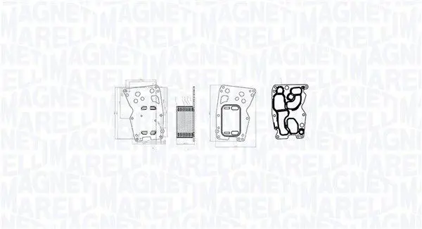 Eļļas radiators, Motoreļļa Magneti Marelli 350300000300