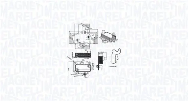 Eļļas radiators, Motoreļļa Magneti Marelli 350300000400