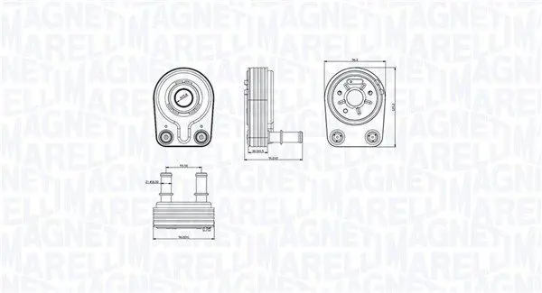 Eļļas radiators, Motoreļļa Magneti Marelli 350300001400