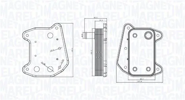 Eļļas radiators, Motoreļļa Magneti Marelli 350300001700