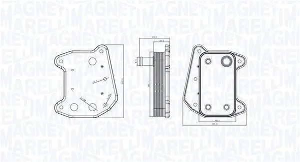 Eļļas radiators, Motoreļļa Magneti Marelli 350300001800