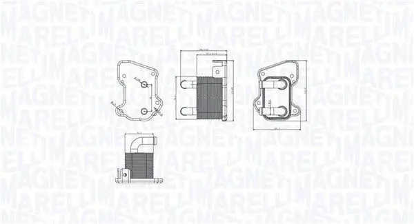 Eļļas radiators, Motoreļļa Magneti Marelli 350300002200
